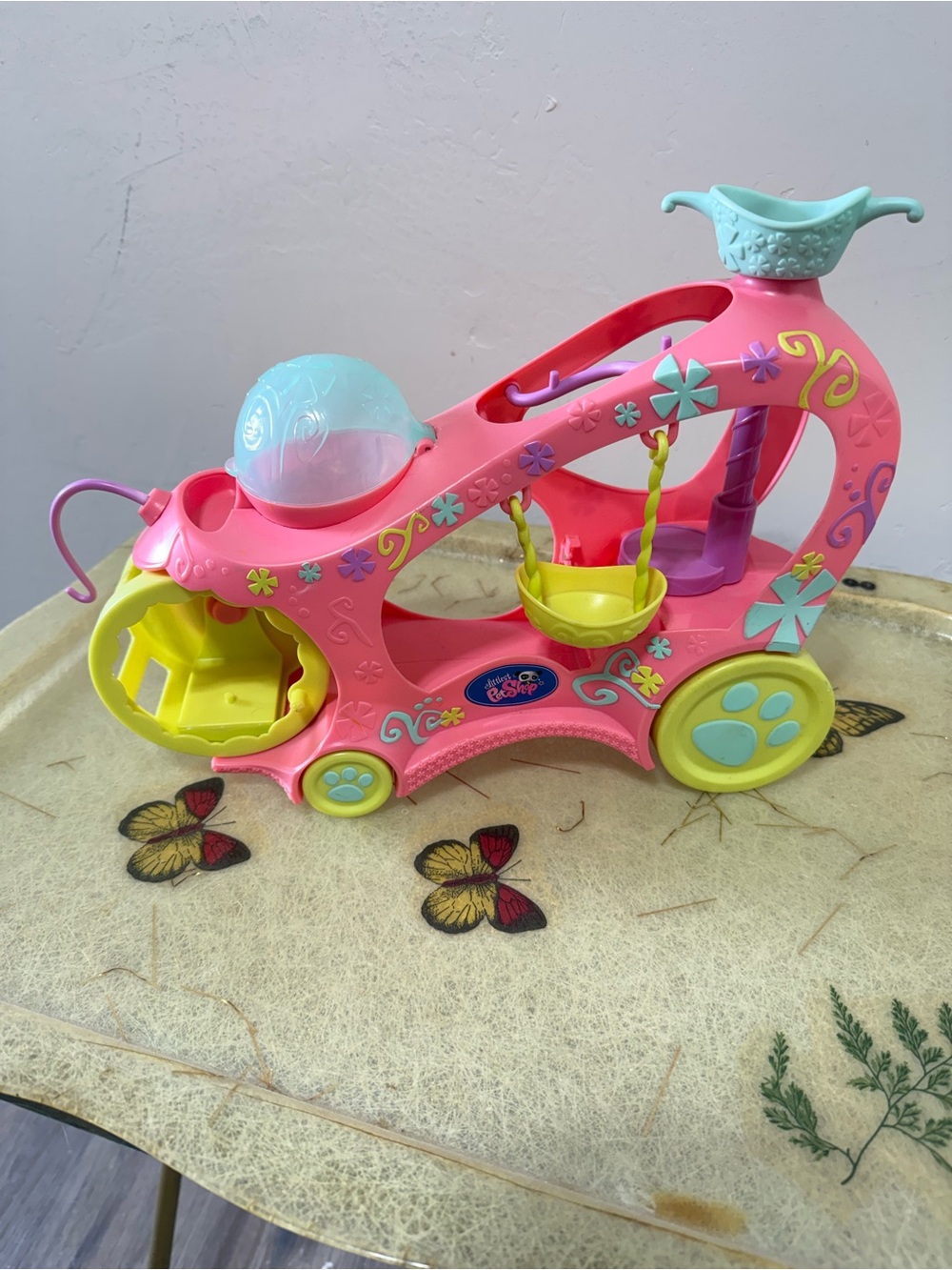 Littlest Pet Shop Hamster Wheel car